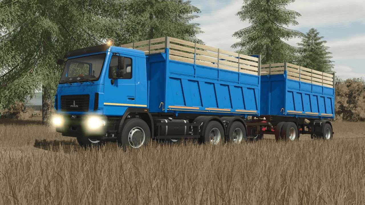 MAZ 6501B9 & MAZ 856101 Trailer v 1.0