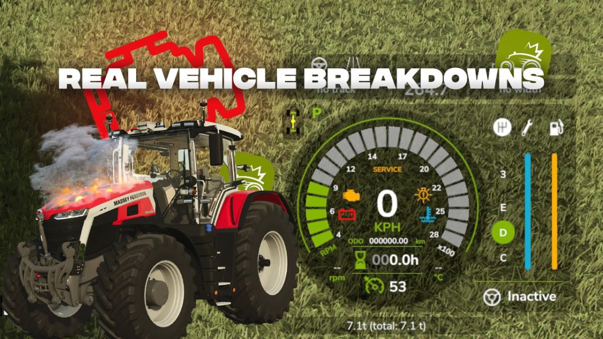 Real Vehicle Breakdowns v 0.9.5.5