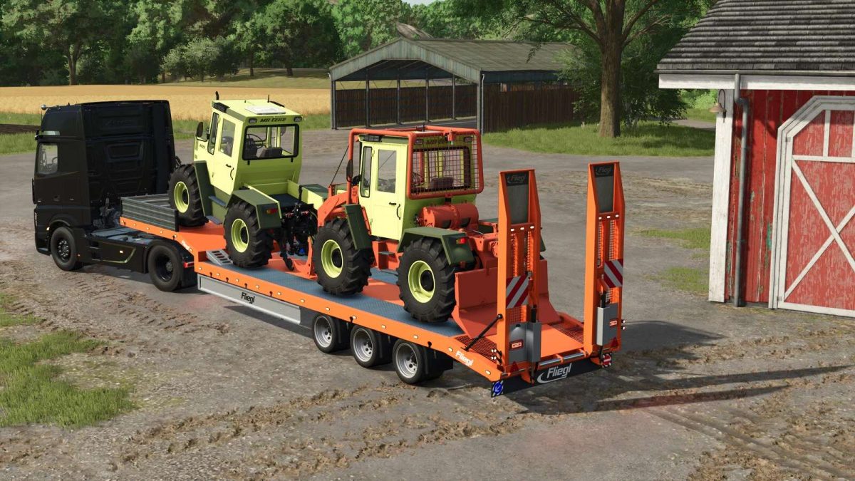 Fliegl SDS Low LoaderTrailers Pack v 1.0